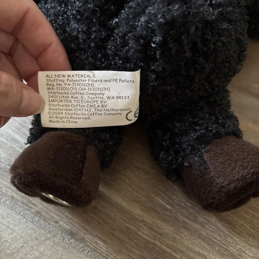 New 2004 Starbucks 31st‎ Edition Bearista Bear As Black Sheep Lamb